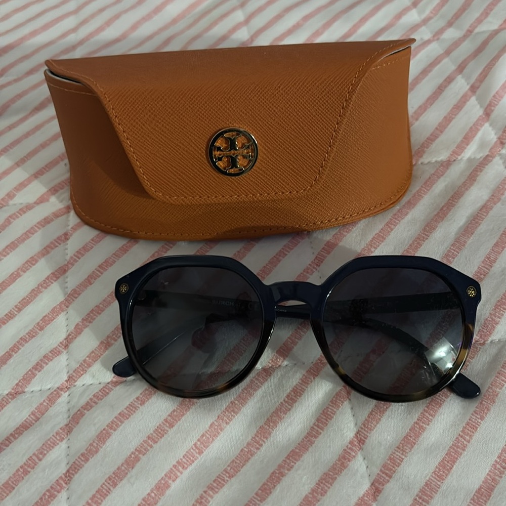 Tory Burch Navy Sunglasses